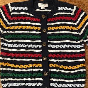 La Ligne Multicolor Striped Sweater